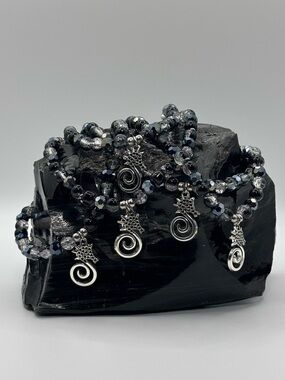 *ANKLET* Seahorse & Glass Stretchy Anklet